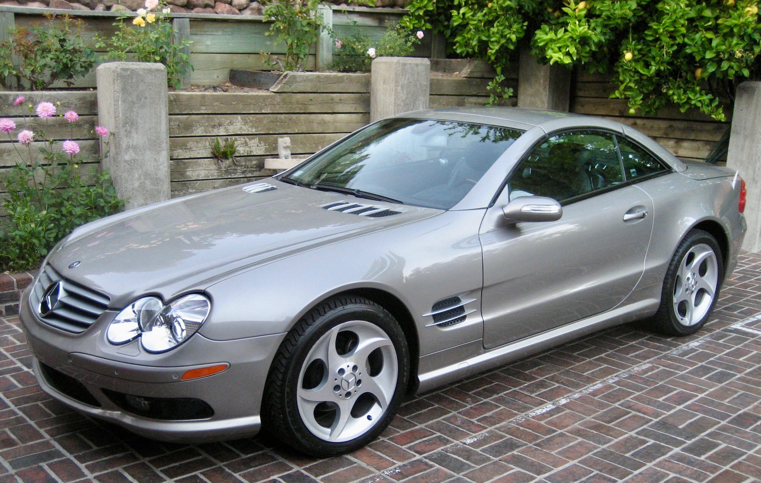 Silver Mercedes